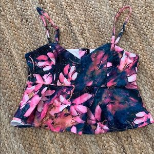Pink crop top